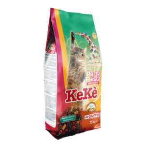 keke dry food for cats party fiesta 1 kg
