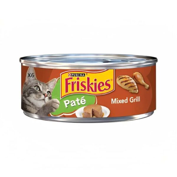 Purina Friskies Mixed Grill Pâté Wet Cat Food 156g - Pet City Shop