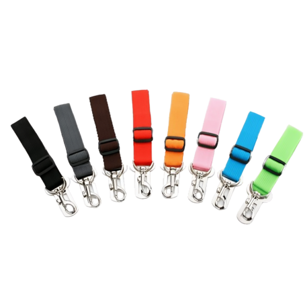 Adjustable Nylon Dog Car Restraint Seatbelt in Multiple Colors – Pet City Shop