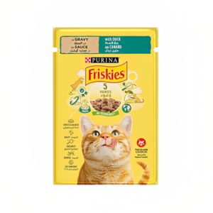 Purina Friskies Wet Cat Food with Duck 85g - Pet City Shop