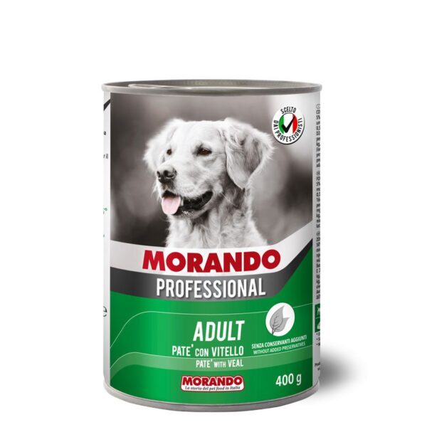 Morando Cane Dog Food Pâté with Veal – Pet City Shop